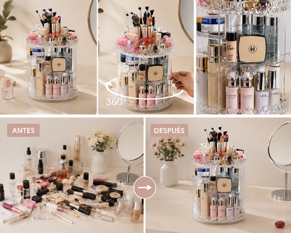 ORGANIZADOR DE MAQUILLAJE 360